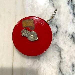 Vintage Steel Measuring Tape 25 ft Walsco Milford, Connecticut, USA